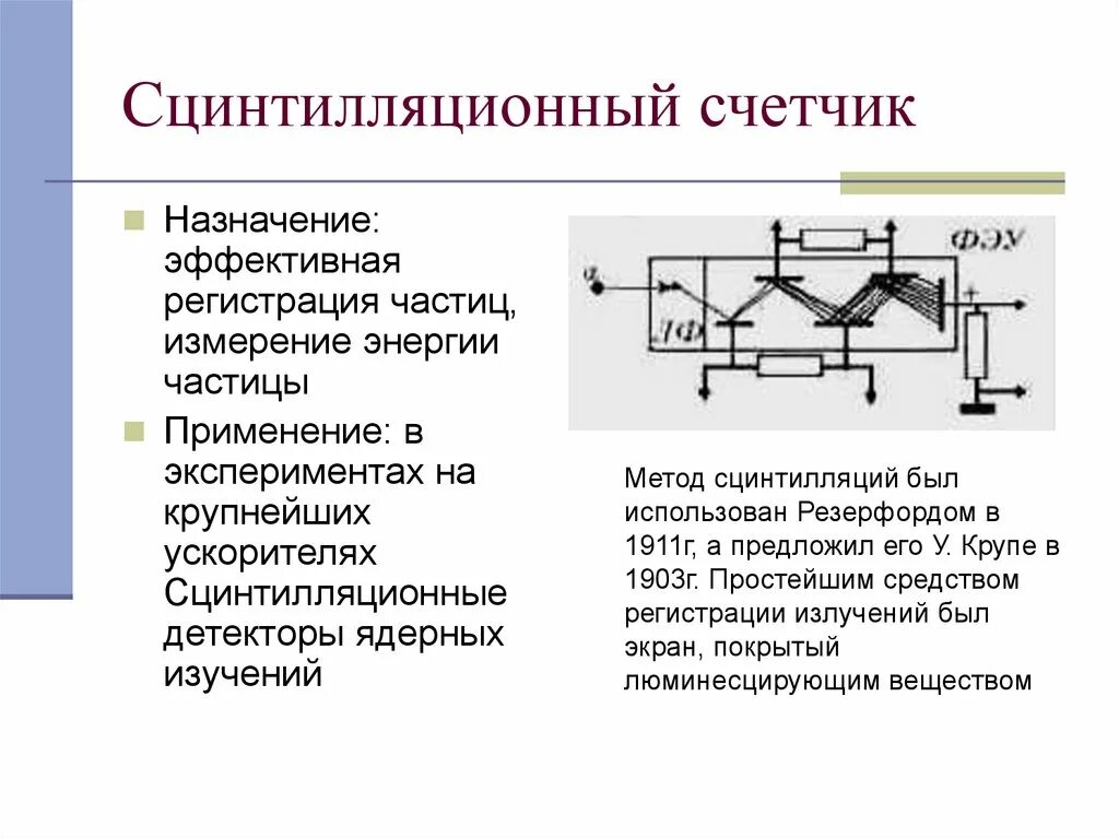 Устройства с помощью которых можно регистрировать частицы. Принципиальная схема сцинтилляционного счетчика. Сцинтилляционный счетчик Назначение. Метод сцинтилляций характеристики частиц. Детектор частиц чертёж.