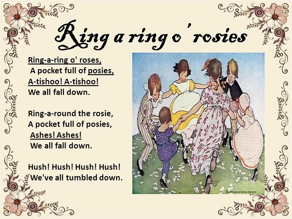 Ring a Ring o Roses. Ring a Ring of' Rosies Pocketful of Roses. Ring o Ring o Roses. Pocket Full of Posies. Перевод песни ring