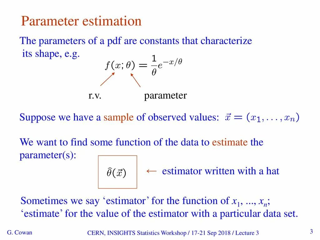 Score parameters