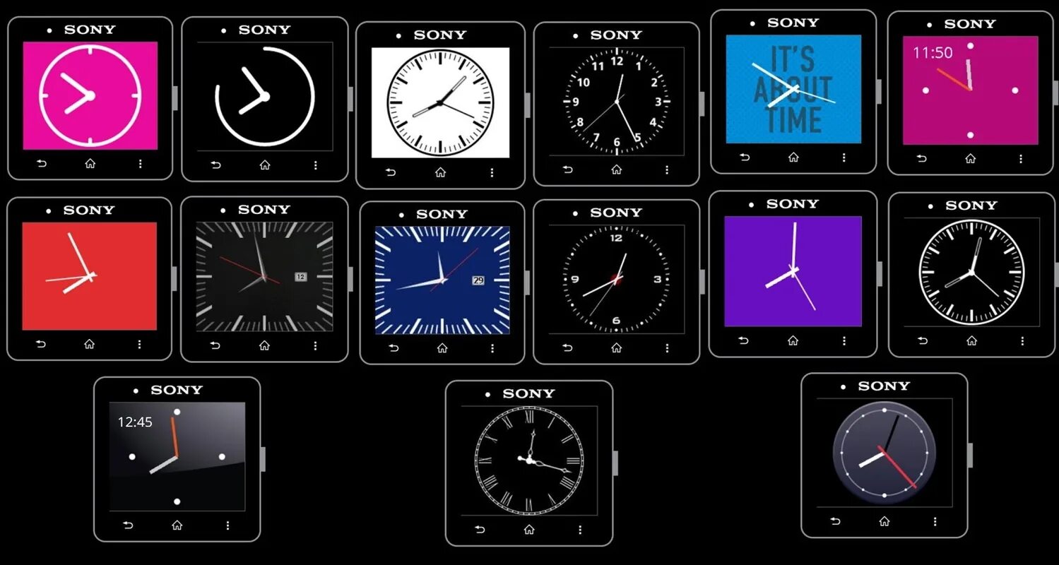 Программа для циферблатов часов. Sony SMARTWATCH 2 циферблаты. Циферблаты для смарт часов Sony 2. Циферблат приложение. Циферблаты аналоговых часов для смарт часов.