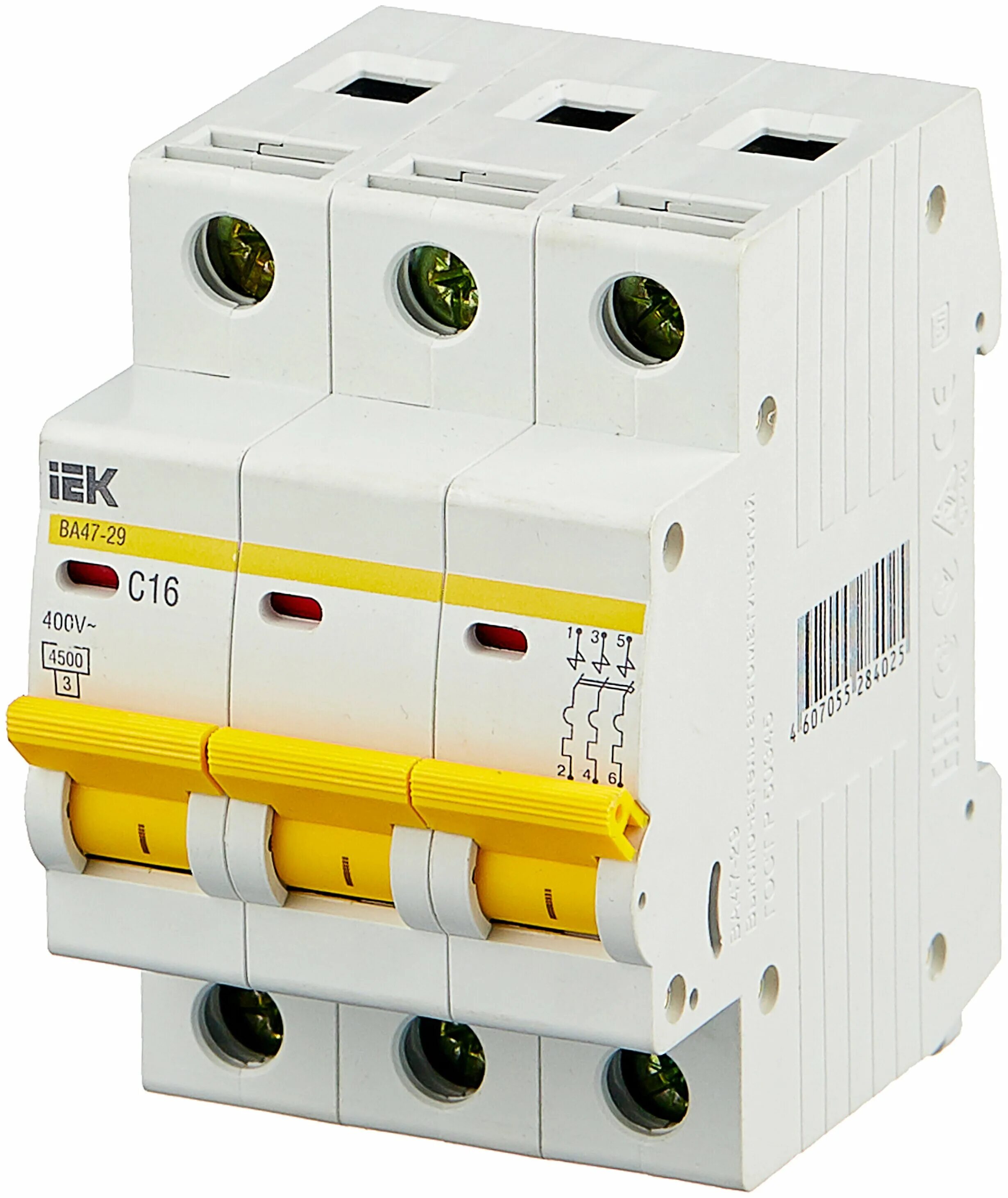 Автоматы электрические 25 ампер. Автоматический выключатель 16а IEK. Автоматический выключатель IEK ва47-29 3p. Автоматический выключатель IEK ва 47-29 3p (c) 4,5ka 50 а. Автоматический выключатель IEK ва 47-29 3п.