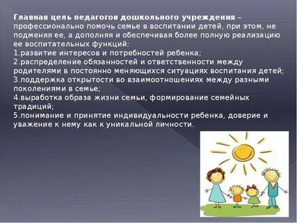 Взаимодействие в дошкольном образовании