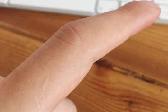 Woman Hand with the Index Finger Pointing Up Stock Photo - Image of indicating, 
