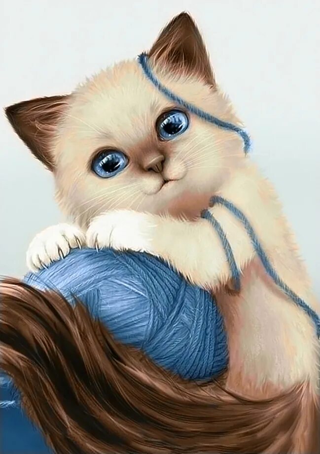 Красивые рисунки милых котиков. Красивые рисунки милых котиков