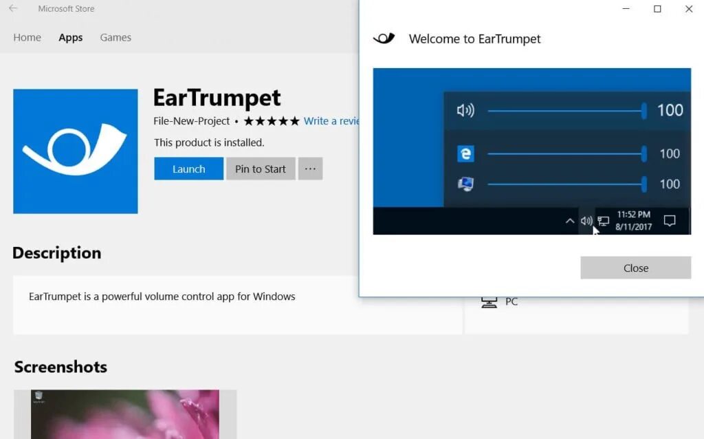 EARTRUMPET для Windows. Ear Trumpet для Windows. Ear Trumpet приложение. EARTRUMPET Windows 10. Https app control