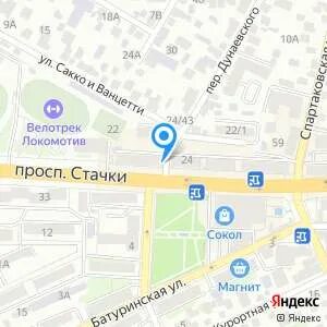 Стачки на карте ростова на дону