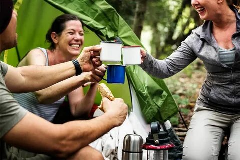 Camping with my friends