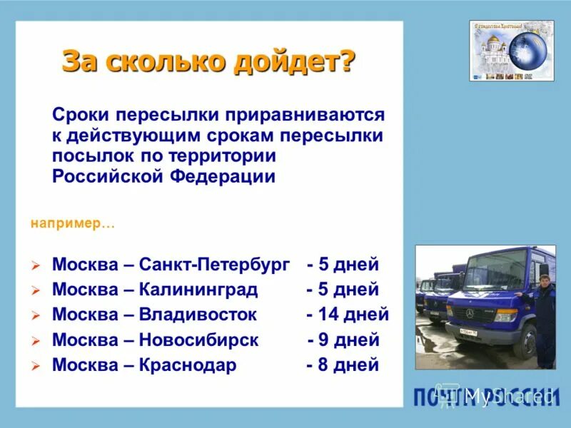 Сколько срок доставки. Сроки доставки презентация.