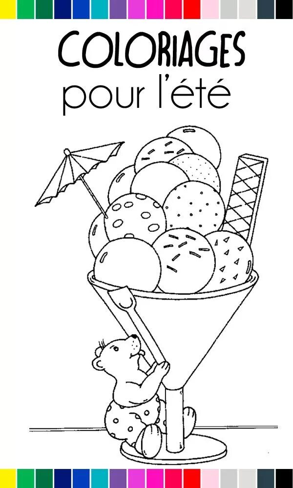 Ice Cream Coloring Pages Free Printable Coloring Pages
