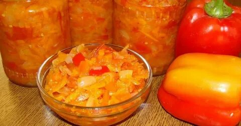 Простой рецепт салата лечо на зиму
