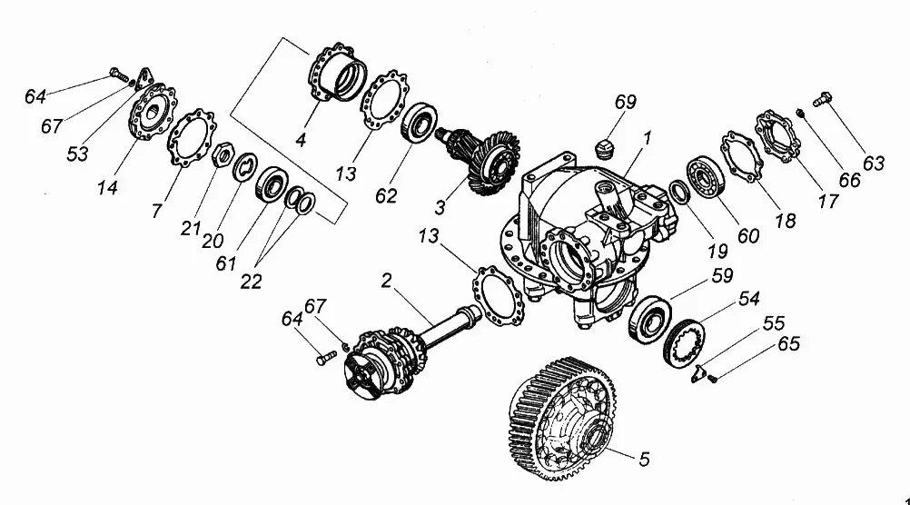Задний редуктор КАМАЗ 5320. Главная передача заднего моста КАМАЗ 65115. Средний редуктор КАМАЗ 43118. КАМАЗ 65115 средний мост редуктор. Задний редуктор камаз 65115