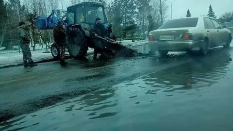 Наводнение в северном казахстане