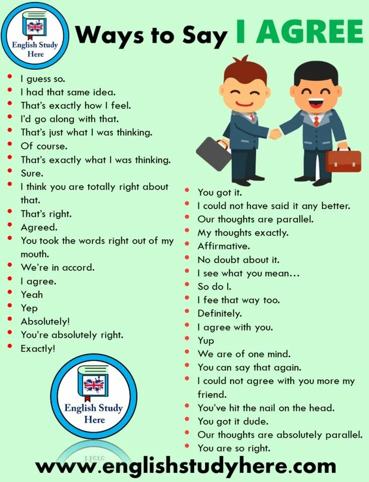 Do you agree with me. Ways to say i agree. Other ways to say i agree. Ways to agree. Ways to say in English.