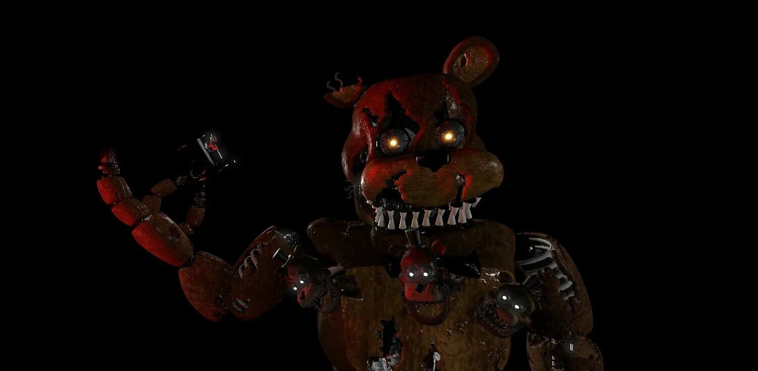 Nightmare freddy. Фредди ФНАФ 4. ФНАФ 4 кошмарный Фредди.