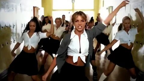 Видео из клипа "Britney Spears - ...Baby One More Time" .