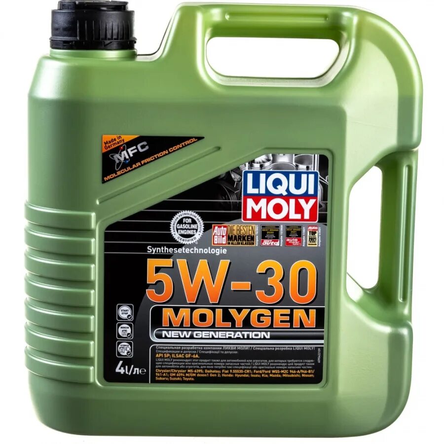 Масло 5w30 molygen. Liqui Moly 5w30. LIQUIMOLY Molygen New Generation 5w-30 SN/СF;ILSAC gf-5 (4л) НС. Масло Ликви моли 5w30 синтетика. Ликви моли молиген 5 в 30.