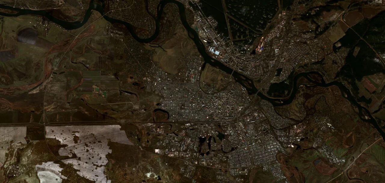 Где город канск. Канск Спутник. Карта Канска со спутника. Канск вид со спутника. Ельня спутниковые снимки.