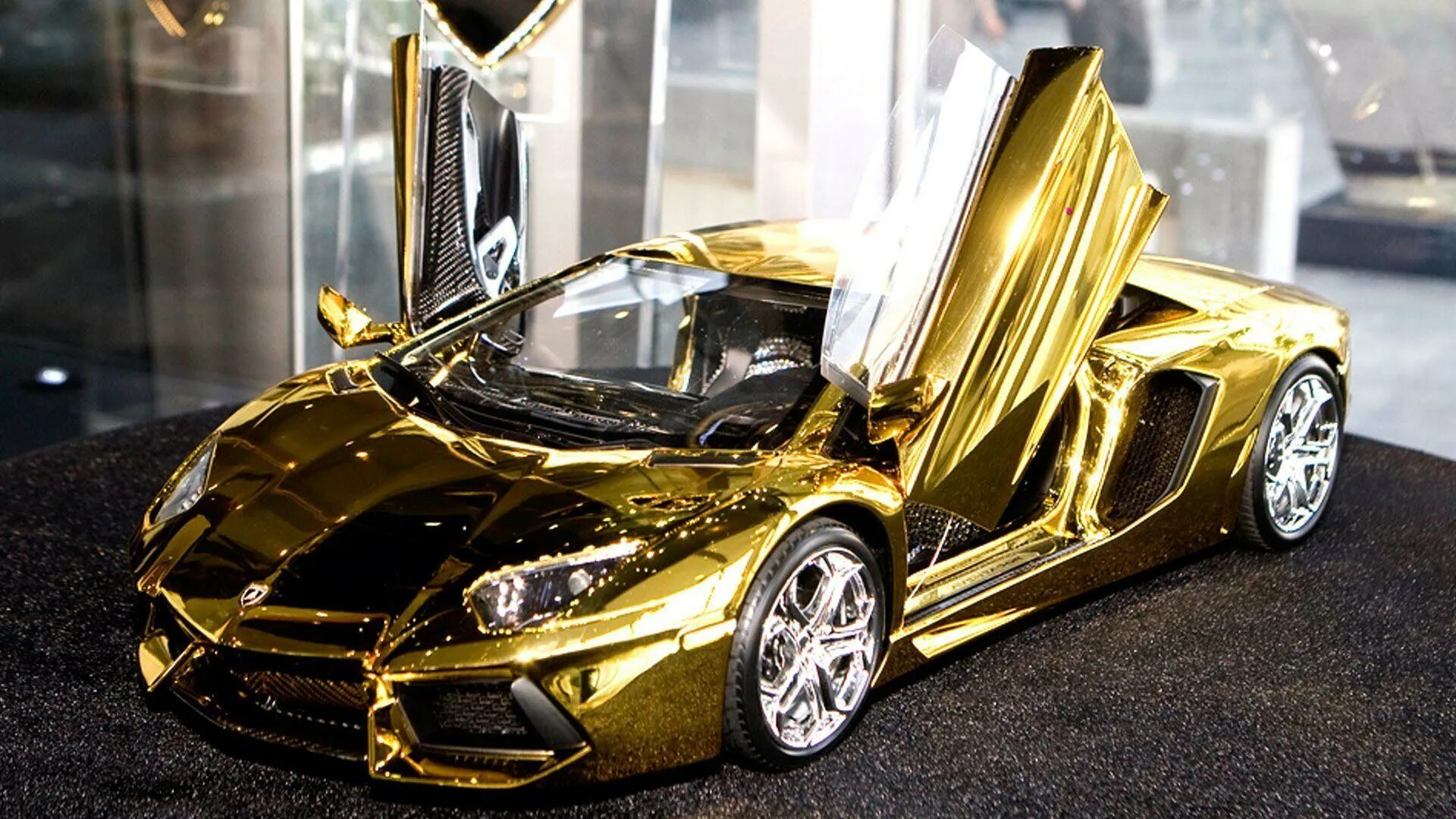 Gold car