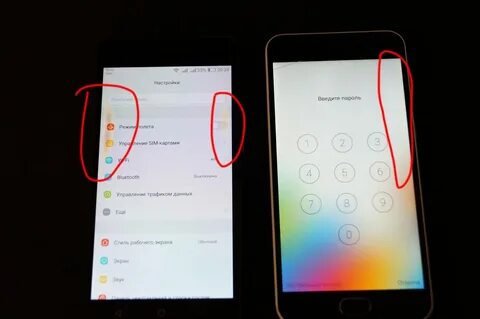 На экране телефона android появились полосы или пятна - что делать