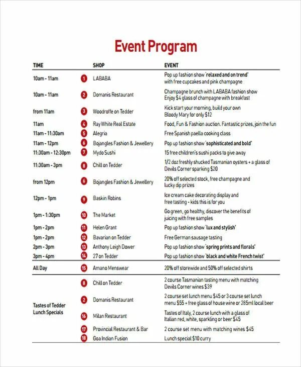 Template event programme. Event programme example. Programme of events перевод. Event program