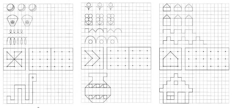 Задания в клетку для дошкольников. Задание для подготовишек по клеточкам. Фигуры в клеточках для дошкольников. Задания по клеткам для дошкольников. Повтори 7 30