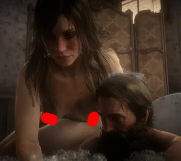 Red Dead Redemption 2 "Голая Мэри-Бет в ванной" .