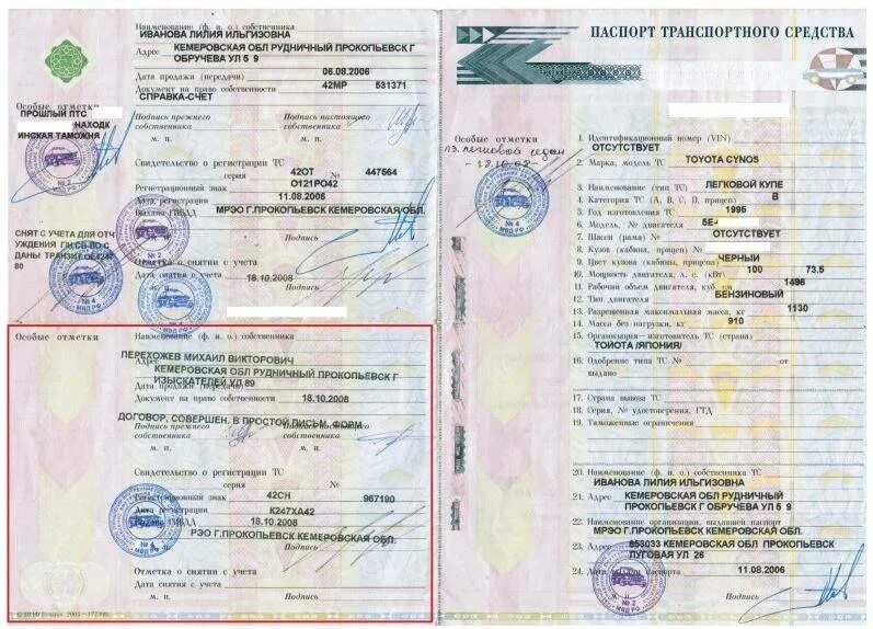 Собственник тс