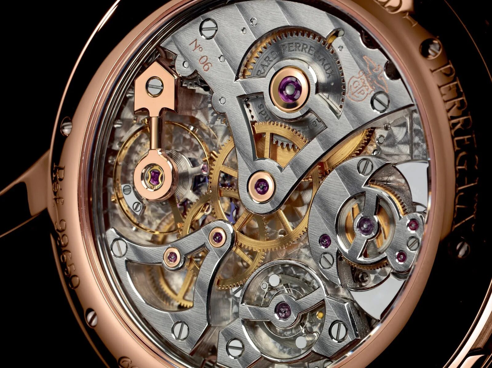 Girard-Perregaux 1966 Annual Calendar. Чарльз Ханн репетир. Карманные Girard-Perregaux. Механизм часов