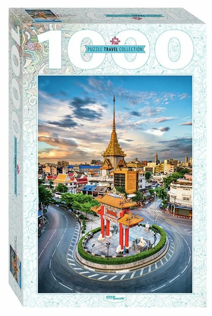 Puzzle travel. Степ пазл 1000. step puzzle 1000 деталей. пазлы 1000 &quot;тайланд. бангкок. чайна-таун&quot;. пазлы 1000 таиланд бангкок.