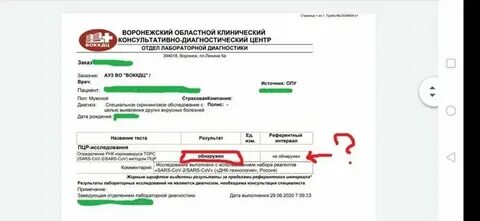 Пцр тест результат как узнать
