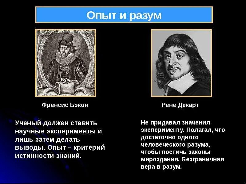 Декарт метод познания. Фрэнсис Бэкон и Рене Декарт. Ф. Бэкон и р. Декарт. Концепции ф. Бэкона и р. Декарта.. Метод исследования Фрэнсиса Бэкона и Рене Декарта.