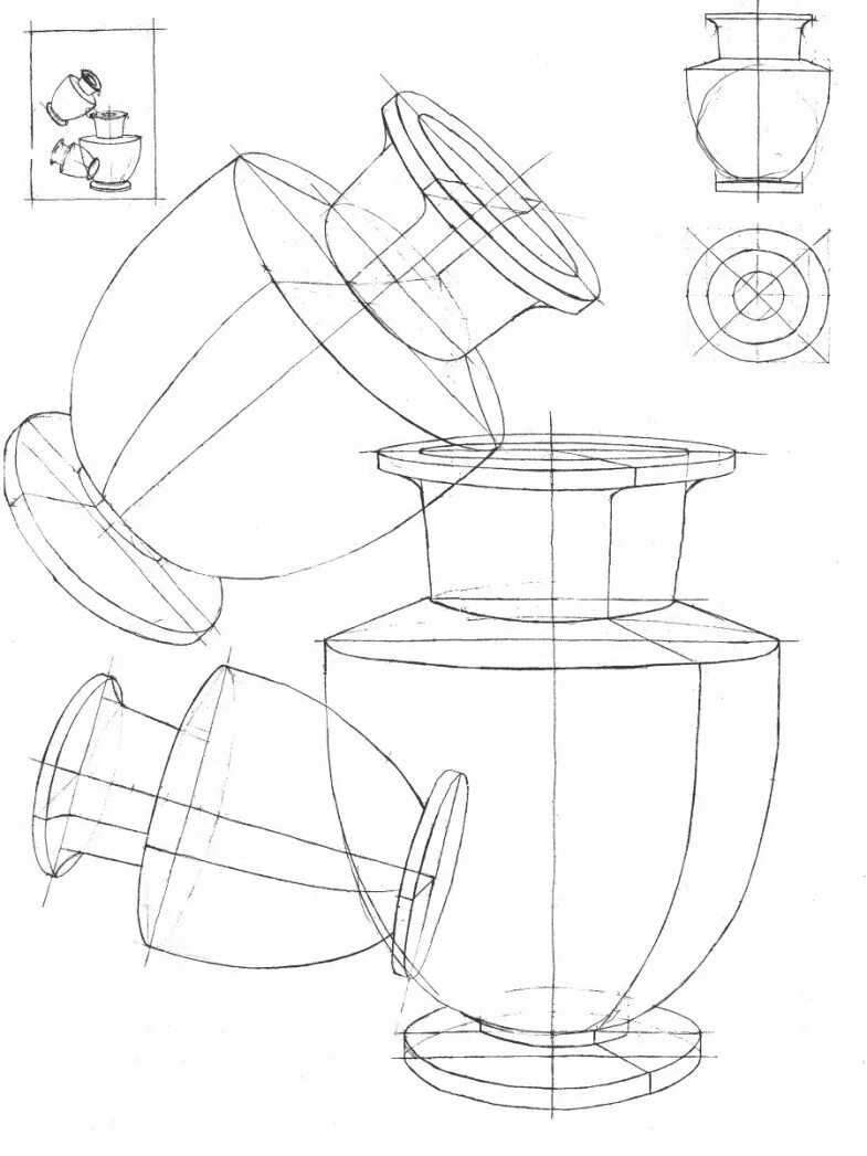Античная ваза рисунок Академический. Гипсовая ваза Академический рисунок. Рисование предметов комбинированной формы (ваза, Кринка).. Гипсовая ваза Академический рисунок построение.