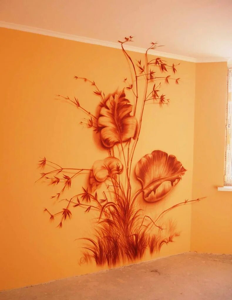 Декоративная роспись стен. Современная роспись стен. Декоративная роспись стен. Стильная роспись стен. Роспись стен в квартире.