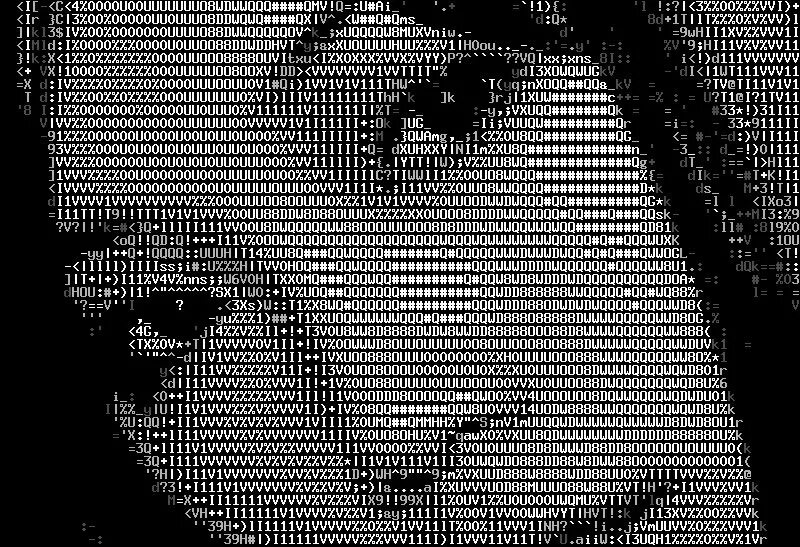 Ascii графикой. Ascii – портрет моны лизы. ascii-графика. ascii арт. портрет джоконды из символов.