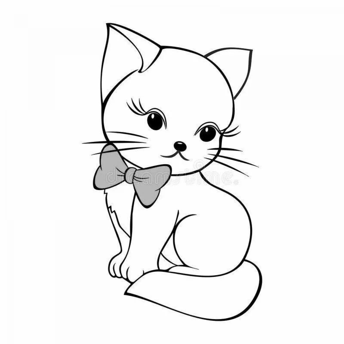 Как раскрасить кошку