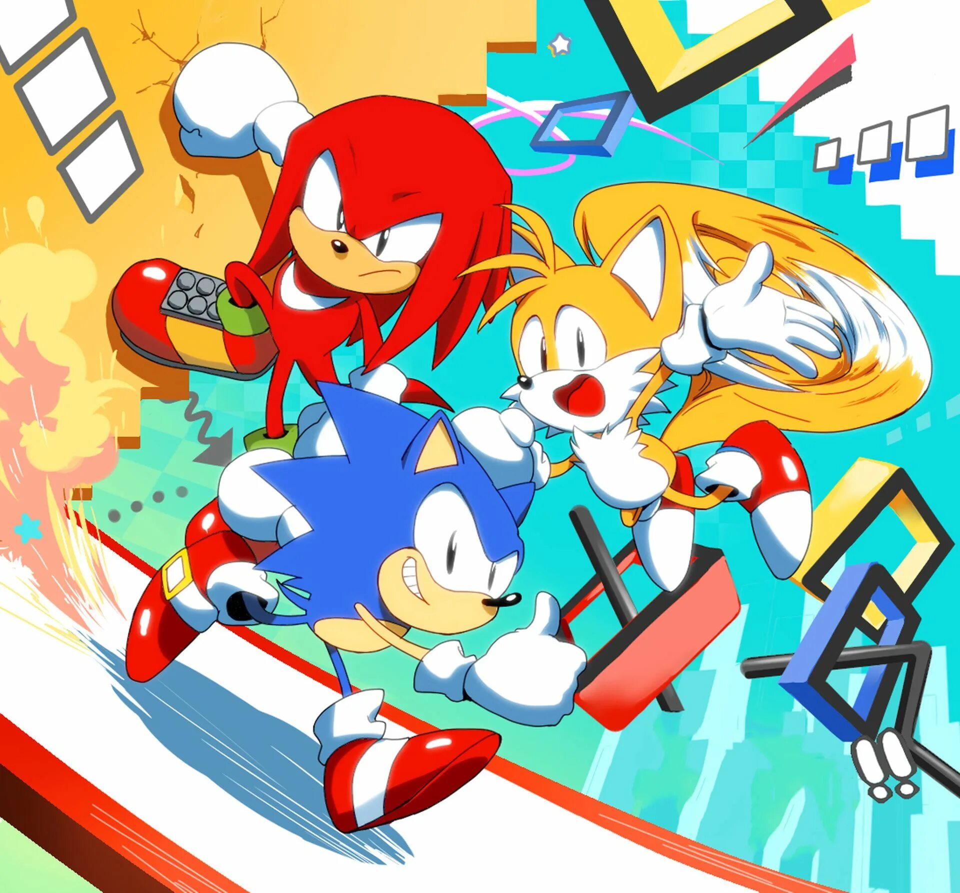 Наклз и тейлз. Соник мания тейлз. классик наклз sonic mania. соник мания наклз тейлз и соник. соник мания тейлз и соник.