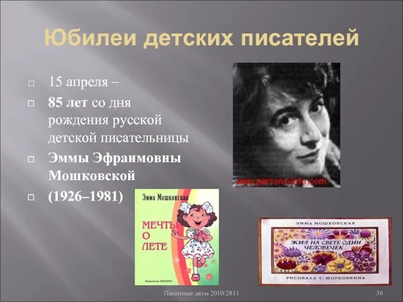 Юбилеи детские Писатели. Дни рождения детских писателей в апреле. 2 апреля писатель