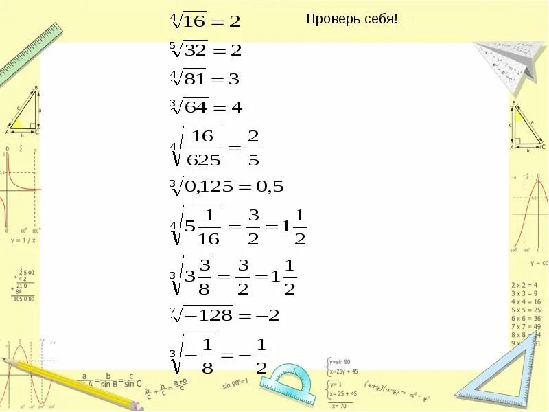 Понятие корня n-й степени из действительного числа. Понятия корня n-Ой степени из действительного числа. Понятие корня n-й степени из действительного числа 11 класс.