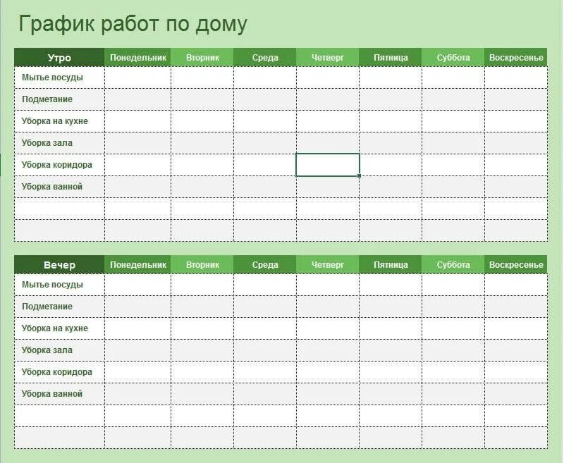 В какой день недели лучше убираться