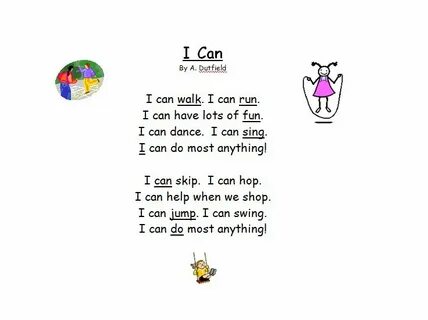 English poems for children