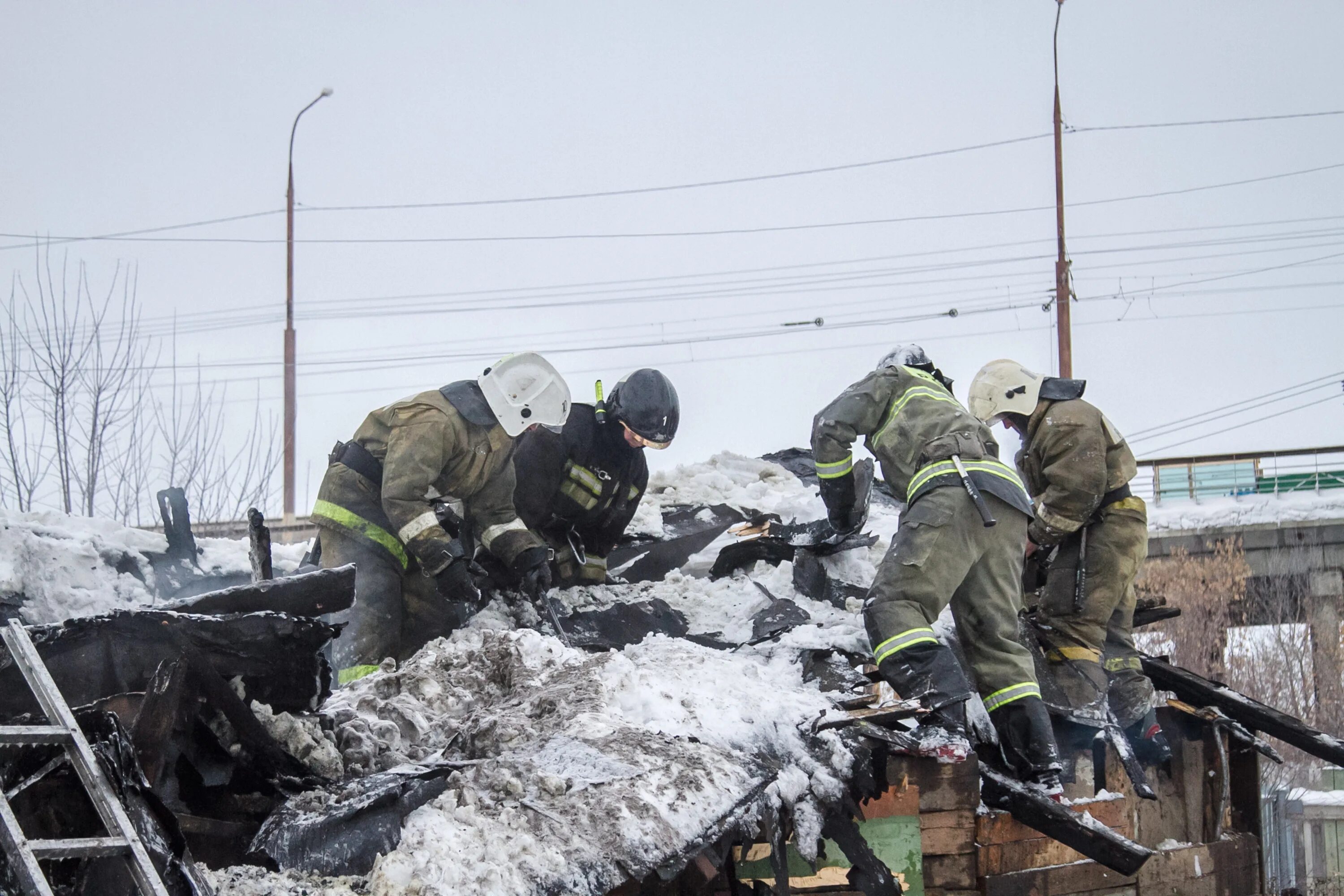 Пожар в Омске. Омск пожар 27.01.2023.