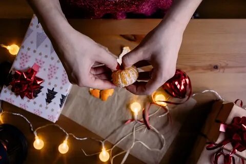 Как сделать светящийся мандарин с бенгальским