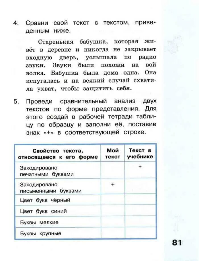 Текст по информатике 3 класс. Учебник по информатике 3 класс.