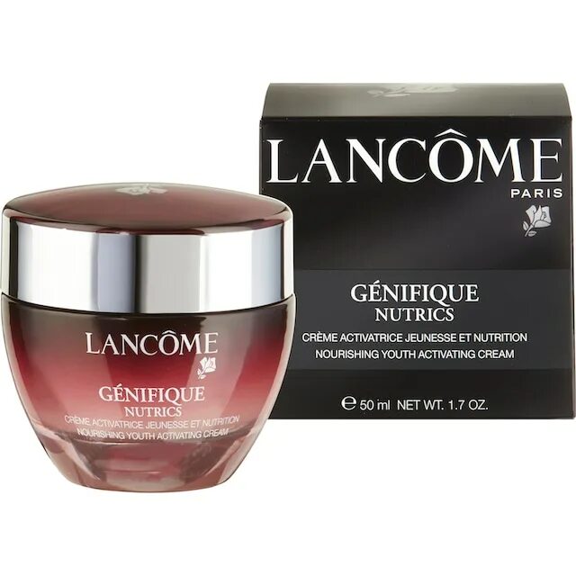 Ланком крем нутрикс. Lancome Genifique крем. Крем ланком Женефик дневной. Крем для лица дневной Lancome Génifique Crème 50 ml. Купить крем lancome