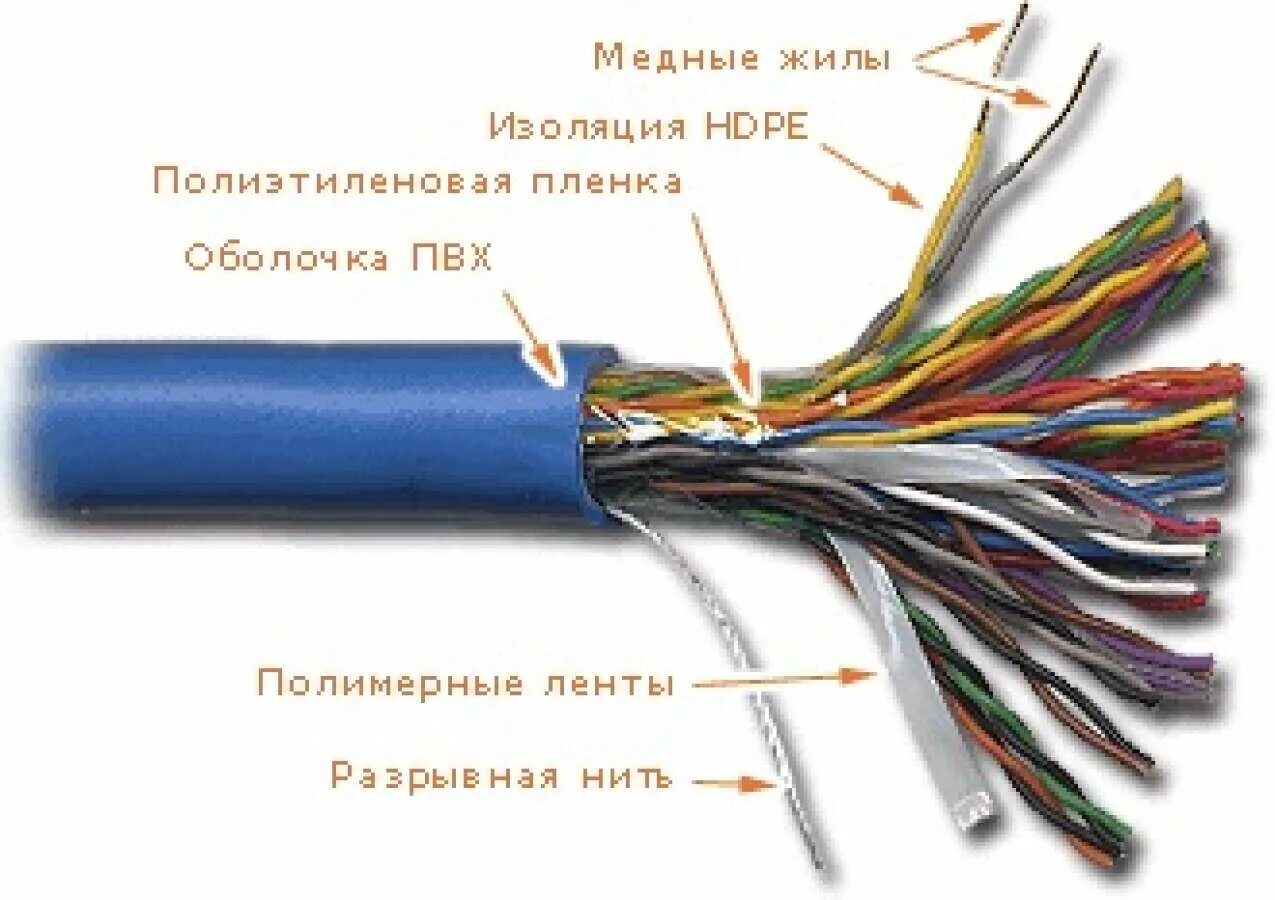 Жила с изоляцией 6. Многопарный кабель UTP 25x2. 25-Парный UTP кабель категории 5. Кабель UTP 5 категории 25 парный терминирование. UTP 25 пар расцветка кабель.