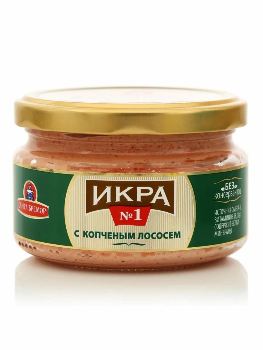 Икра №1 с копченым лососем 180гр. Икра деликатесная санта бремор. Искусственная икра санта бремор. Икра мойвы санта бремор подкопченная 180г. Санта бремор икра мойвы деликатесная икра 1 классическая.