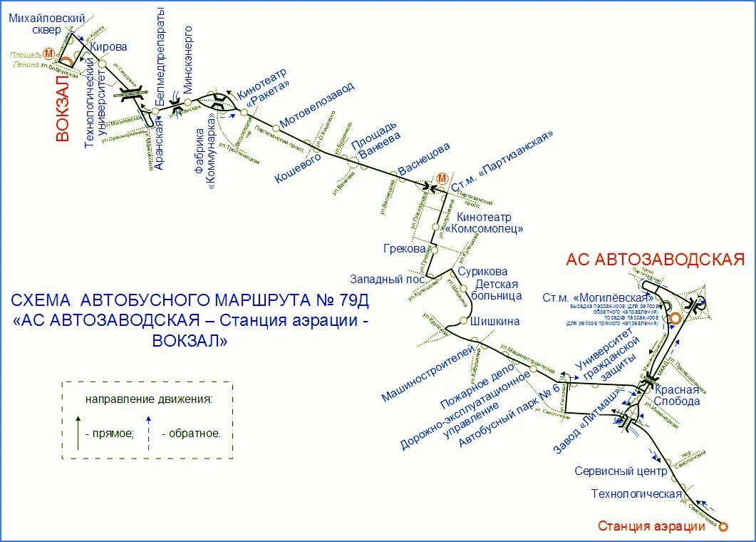 М79 автобус расписание