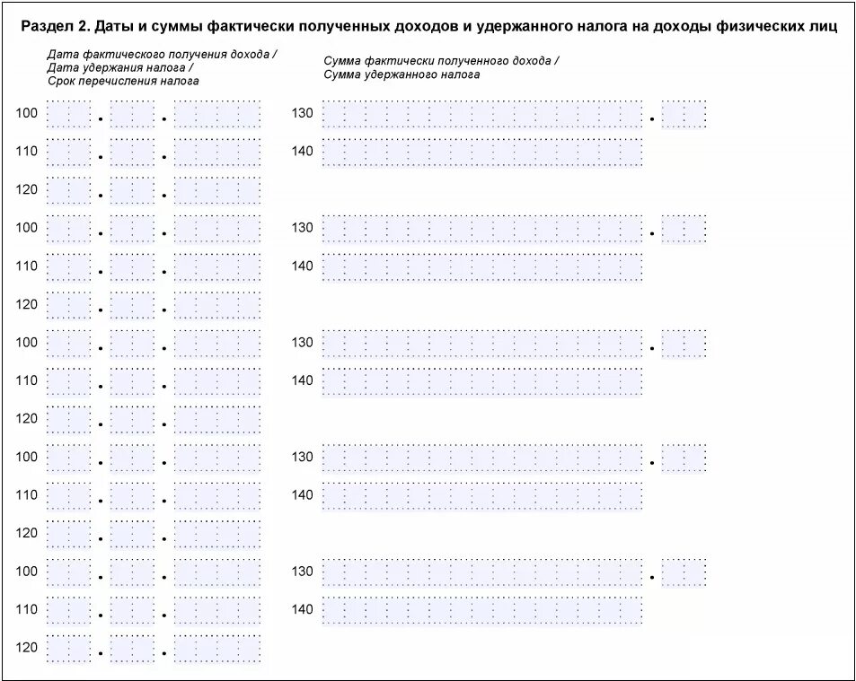 Сумма фактически полученного дохода. Строка 100 в 6 НДФЛ. Раздел 2 в 6-НДФЛ заполняется с нарастающим итогом. 6 НДФЛ как выглядит. Отчетность 6 НДФЛ.