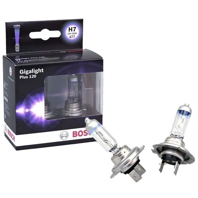 Автолампы bosch. 12v h7 55w +120% bosch gigalight plus. лампа bosch gigalight+120 h7 12v 55w. bosch gigalight plus 120 1987301107. лампы бош гигалайт плюс 120 h7.