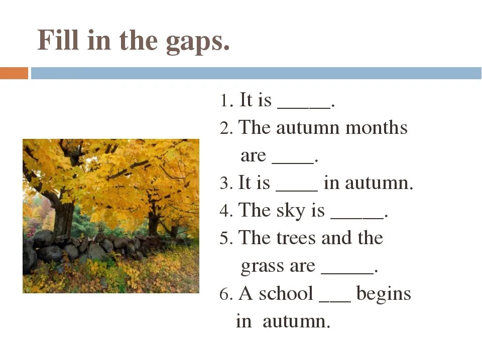 In autumn it is often. Задания по английскому осень. Времена года описание на английском языке. Времена года на английском упражнения. Задания по англ языку по временам года.